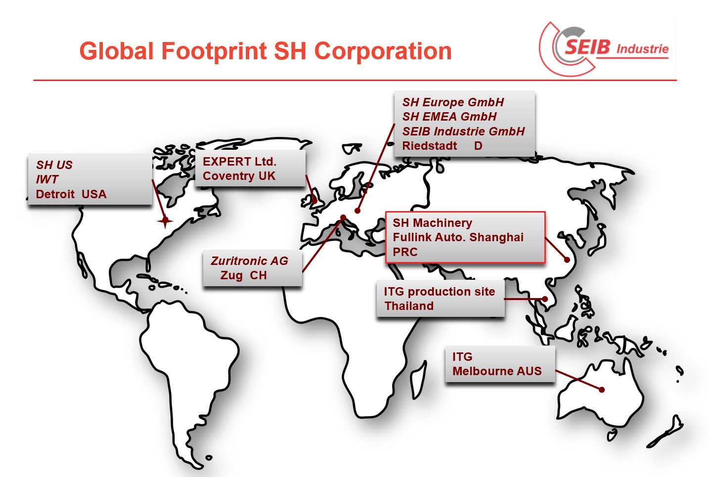 Zuritronic AG Ein Unternehmen der SH Corporation